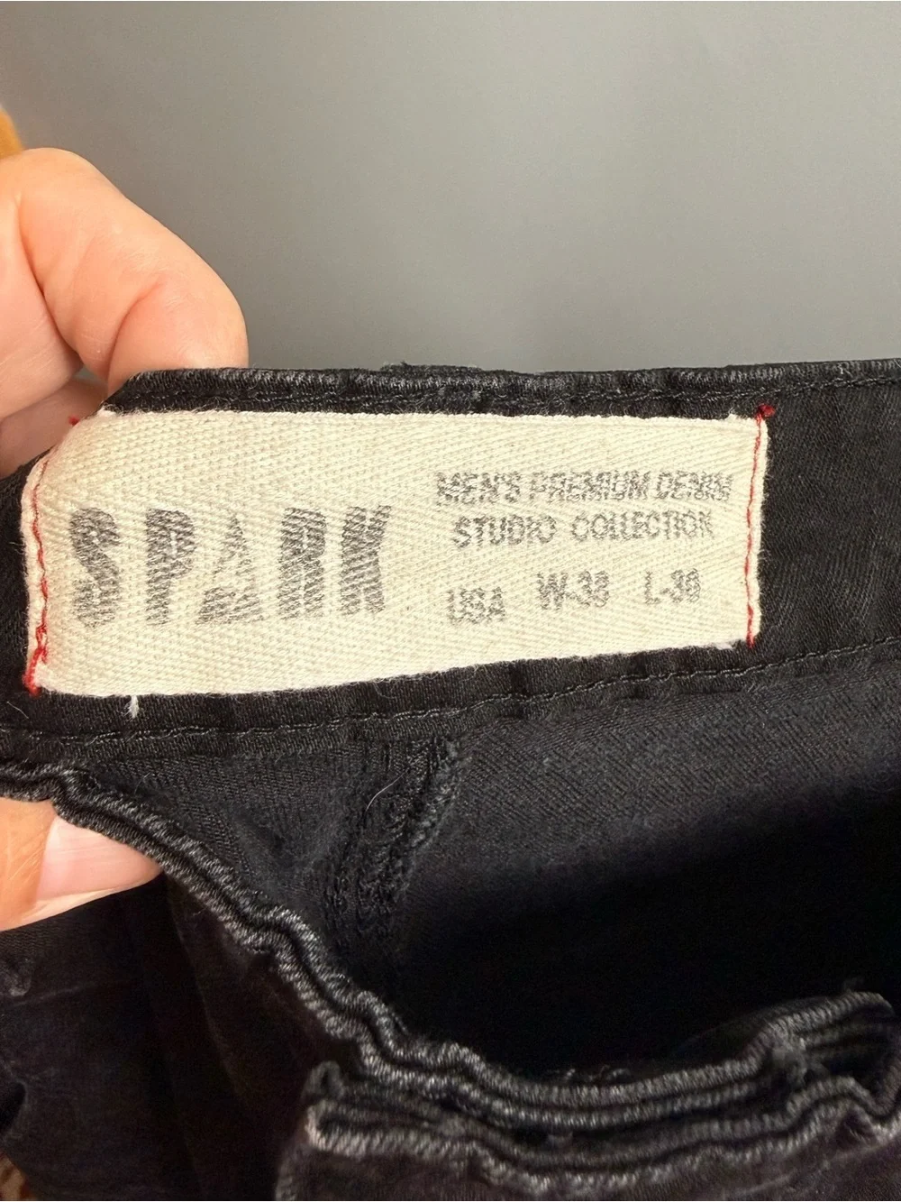 Spark Premium Denim Studio Collection  Men's Graphic Jeans Sz 38x30